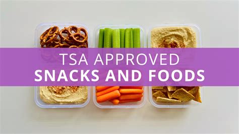 tsa approved snacks.